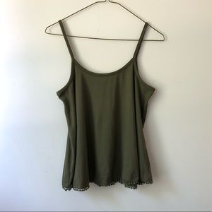 Olive Green Tank Top